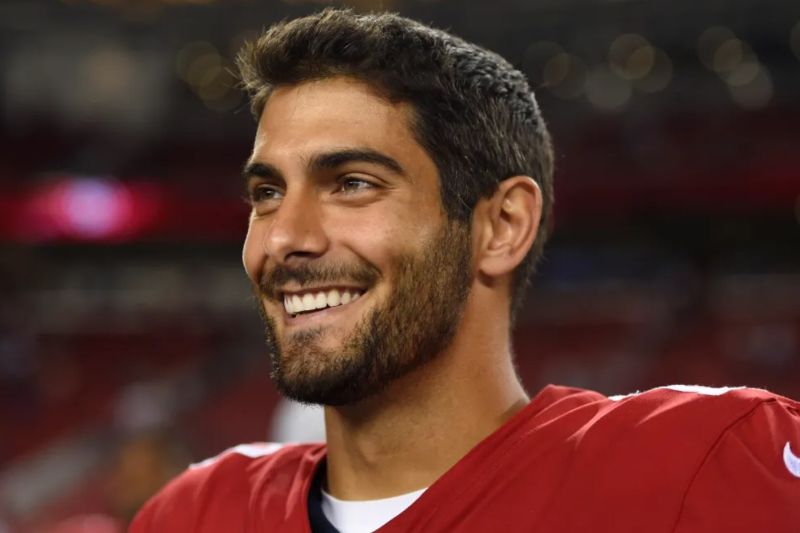 Jimmy Garoppolo là quarterback người Mỹ nổi bật tại NFL