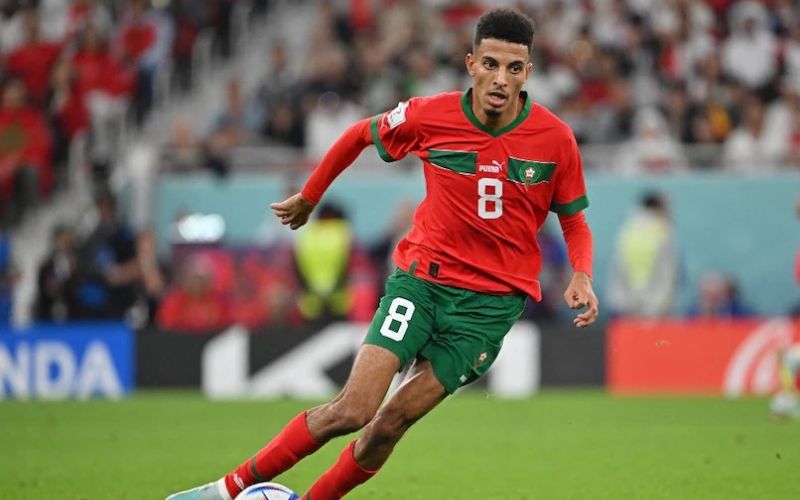 Azzedine Ounahi được chú ý bởi khả năng làm chủ tuyến giữa 